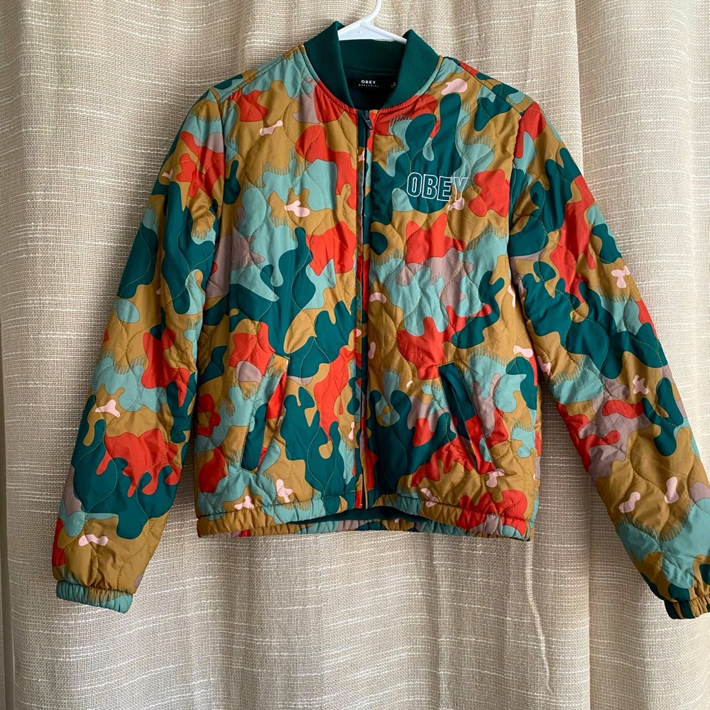 Camo Obey Bomber